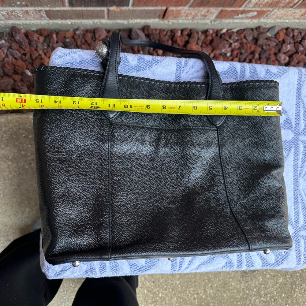 Brighton Gabriella Medallion Leather Tote in Black - Picture 15 of 16